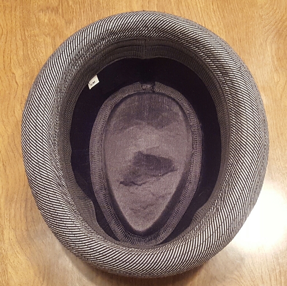SOMETHING SPECIAL L.A. S/M BLACK GRAY FEDORA - Picture 5 of 6
